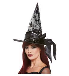 Deluxe Reversible Sequin Witch Hat