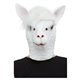 Llama Latex Mask, White