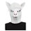 Llama Latex Mask, White