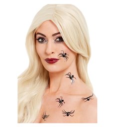 Smiffys Make-Up FX, 3D Spider Stickers