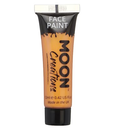 Moon Creations Face & Body Paint, Orange