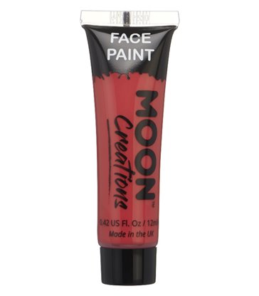 Moon Creations Face & Body Paint, Red