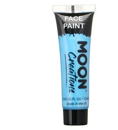 Moon Creations Face & Body Paint, Light Blue