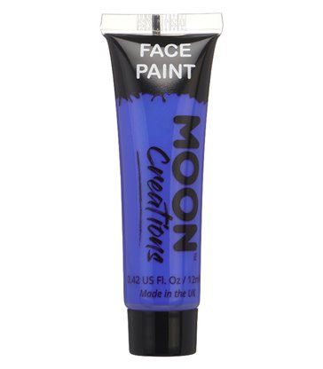 Moon Creations Face & Body Paint, Dark Blue