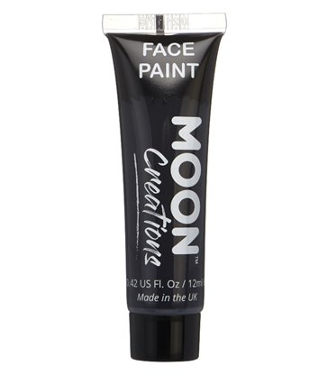 Moon Creations Face & Body Paint, Black