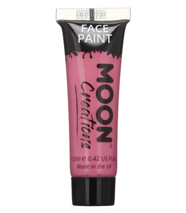 Moon Creations Face & Body Paint, Hot Pink