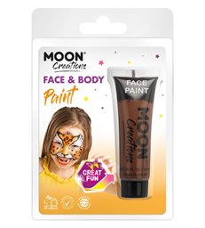 Moon Creations Face & Body Paint, Brown