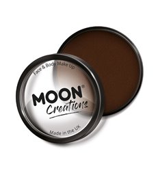 Moon Creations Pro Face Paint Cake Pot, Dark Brown