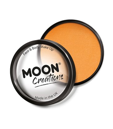 Moon Creations Pro Face Paint Cake Pot, Orange