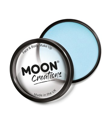 Moon Creations Pro Face Paint Cake Pot, Light Blue