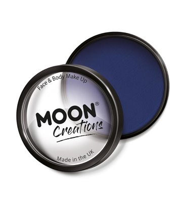 Moon Creations Pro Face Paint Cake Pot, Dark Blue