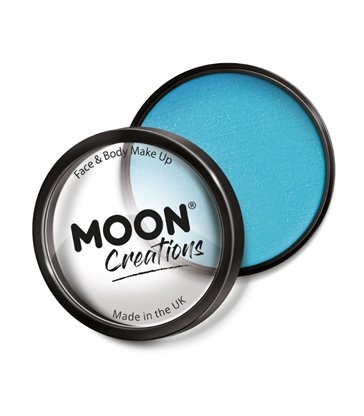 Moon Creations Pro Face Paint Cake Pot, Aqua