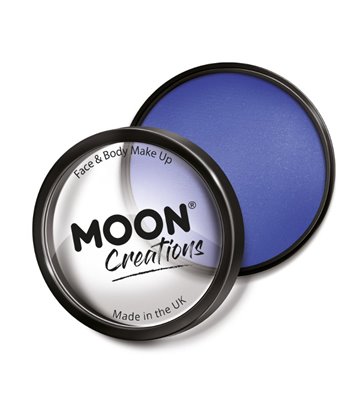 Moon Creations Pro Face Paint Cake Pot, Royal Blue