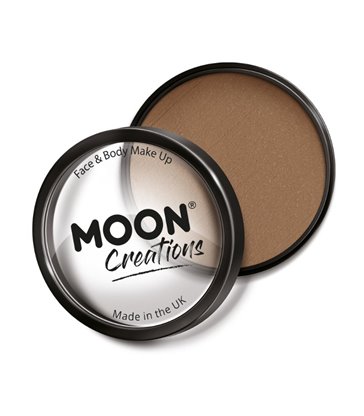 Moon Creations Pro Face Paint Cake Pot, Light Brow