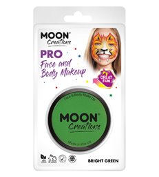 Moon Creations Pro Face Paint Cake Pot, Bright Gre