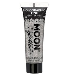 Moon Glitter Holographic Fine Glitter Gel, Silver