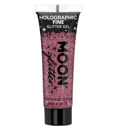 Moon Glitter Holographic Fine Glitter Gel, Pink