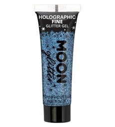 Moon Glitter Holographic Fine Glitter Gel, Blue