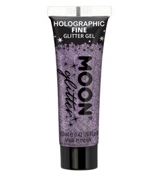 Moon Glitter Holographic Fine Glitter Gel, Purple