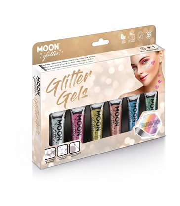 Moon Glitter Holographic Fine Glitter Gel, Assorte