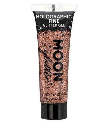 Moon Glitter Holographic Fine Glitter Gel, Rose Go