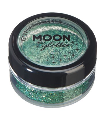 Moon Glitter Holographic Glitter Shakers, Green