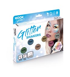 Moon Glitter Holographic Glitter Shakers, Assorted