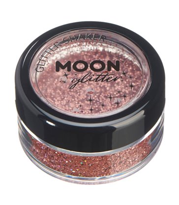 Moon Glitter Holographic Glitter Shakers, Rose Gol