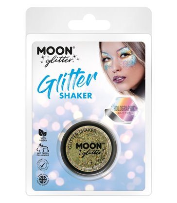 Moon Glitter Holographic Glitter Shaker, Gold