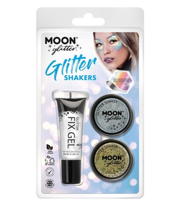 Moon Glitter Holographic Glitter Shakers,