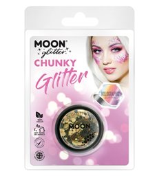 Moon Glitter Holographic Chunky Glitter, Gold