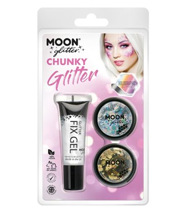 Moon Glitter Holographic Chunky Glitter,