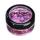 Moon Glitter Holographic Glitter Shapes, Pink