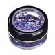 Moon Glitter Holographic Glitter Shapes, Purple