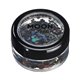 Moon Glitter Holographic Glitter Shapes, Black