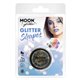 Moon Glitter Holographic Glitter Shapes, Black