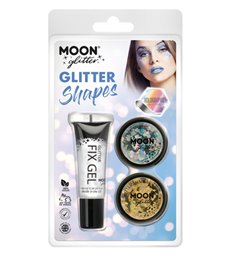 Moon Glitter Holographic Glitter Shapes,