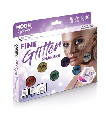 Moon Glitter Classic Fine Glitter Shaker, Assorted