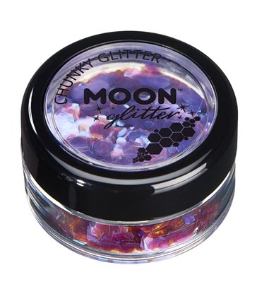 Moon Glitter Iridescent Chunky Glitter, Purple