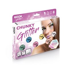 Moon Glitter Iridescent Chunky Glitter, Assorted