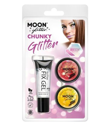 Moon Glitter Iridescent Chunky Glitter,