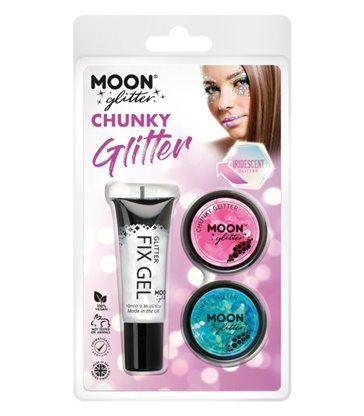 Moon Glitter Iridescent Chunky Glitter,