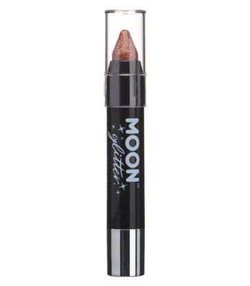 Moon Glitter Holographic Body Crayons, Rose Gold