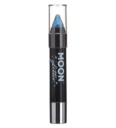 Moon Glitter Holographic Body Crayons, Blue