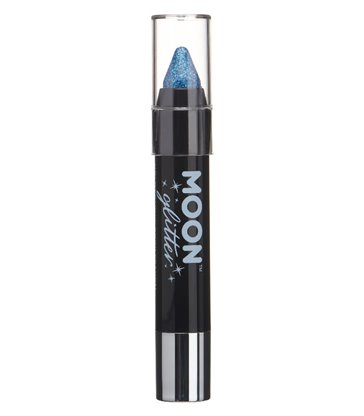 Moon Glitter Holographic Body Crayons, Blue