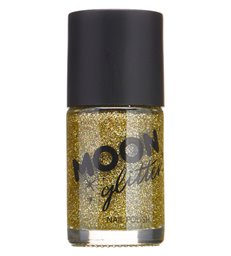 Moon Glitter Holographic Nail Polish, Gold