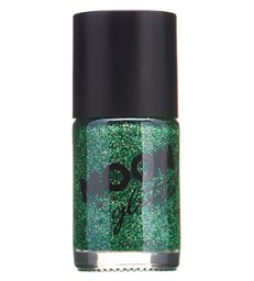 Moon Glitter Holographic Nail Polish, Green