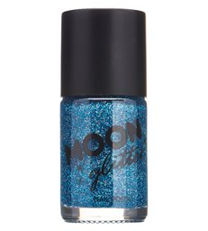 Moon Glitter Holographic Nail Polish, Blue