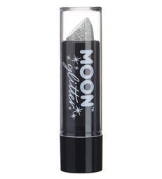 Moon Glitter Holographic Glitter Lipstick, Silver