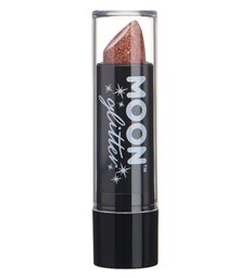 Moon Glitter Holographic Glitter Lipstick, Rose Go